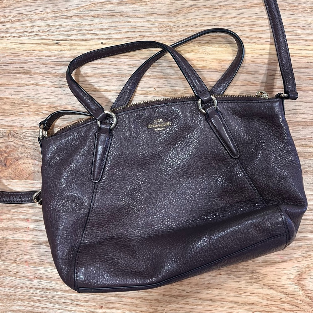 Coach Dark Brown Leather Bag
